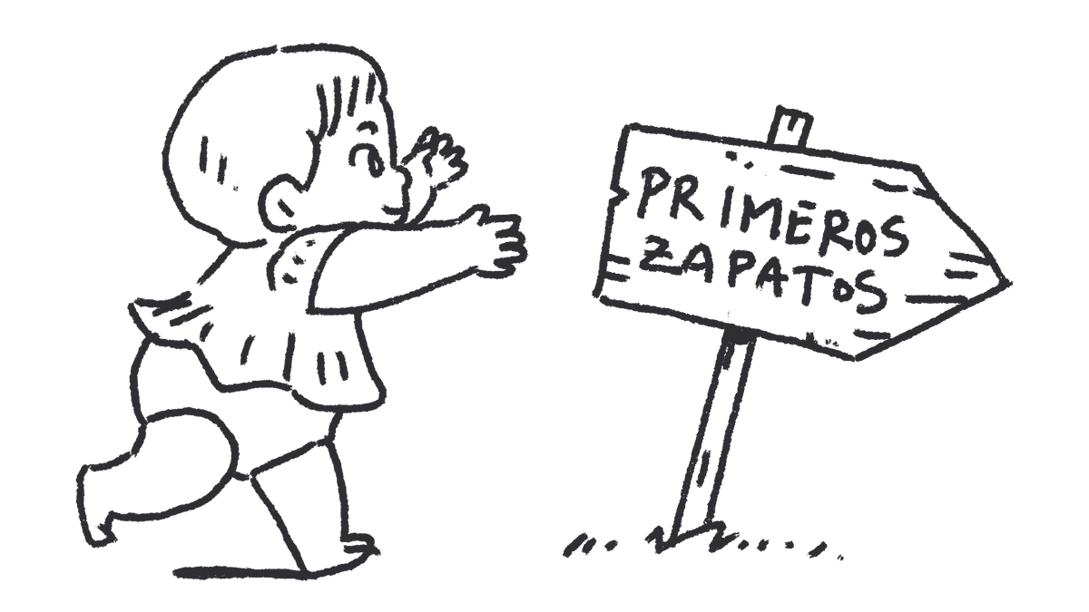 Primeros pasos de un niño