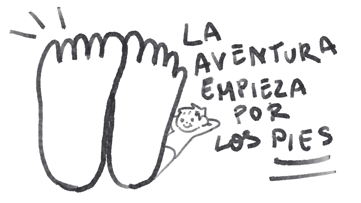 La aventura empieza por los pies