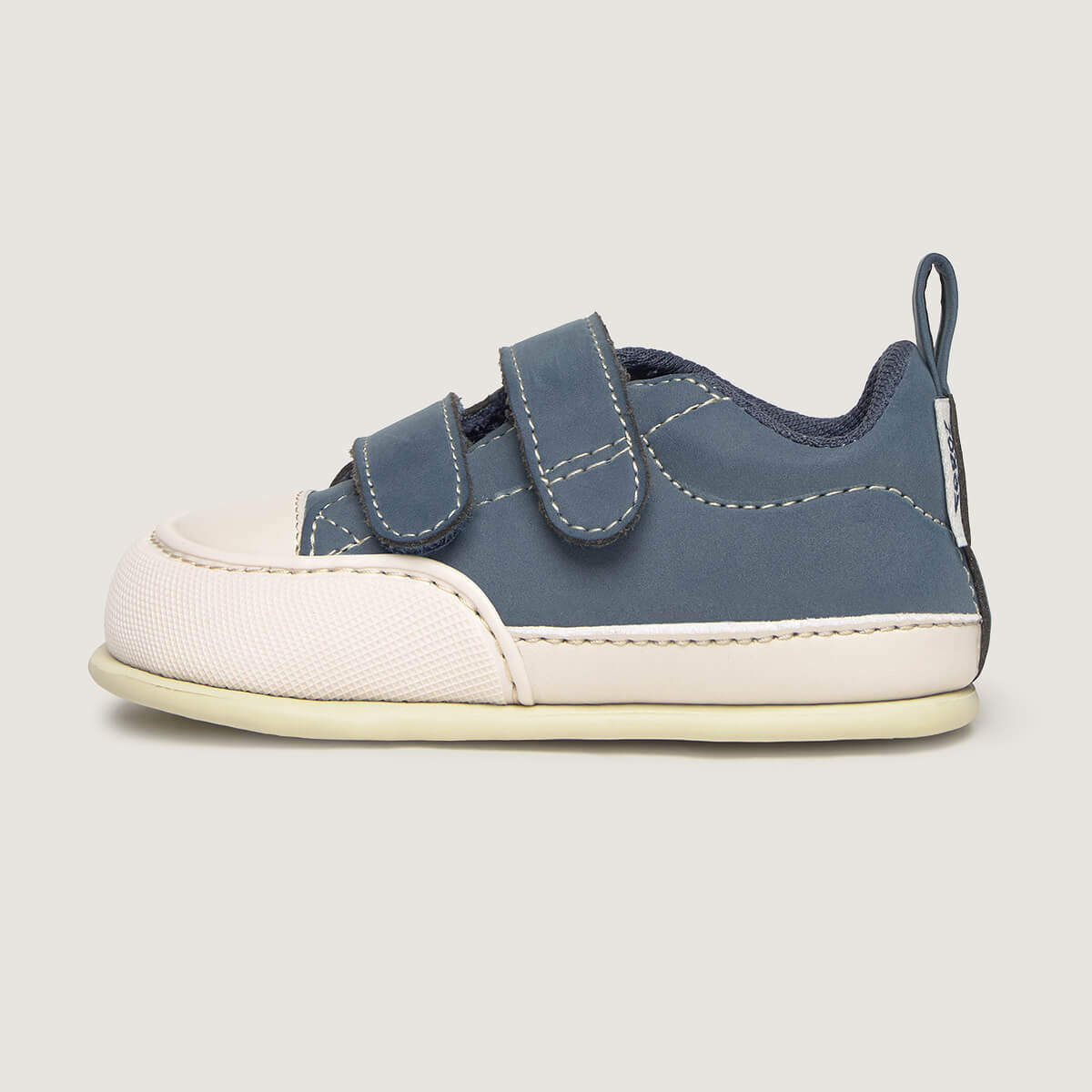 Lateral Moraira Feroz | Azul Denim Microfibra