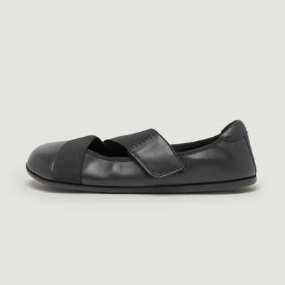 bailarinas minimalistas verano piel aitana adulto SS26 Piel Negro 01  | negro piel