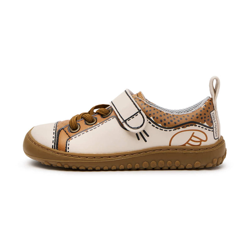 calzado barefoot uso deportivo colegio todos dias ninos ninas color amarillo mostaza paterna comic rocker aw24 01 | Mostaza Microfibra