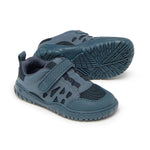 calzado infantil barefoot diseno respetuoso deportivo divertido moderno color azul denim onil rocker 02 | Azul Denim Microfibra Nobuck