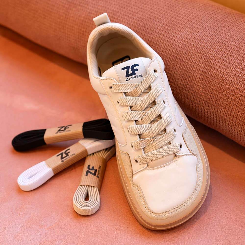 Cordones elasticos para zapatos de niños y adulto | negro | Blanco Gris Microfibra | Rosa | beige
