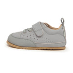 deportivas barefoot resistentes transpirables microfibra nobuck bebes color gris paterna feroz ss25 01 | Gris Microfibra