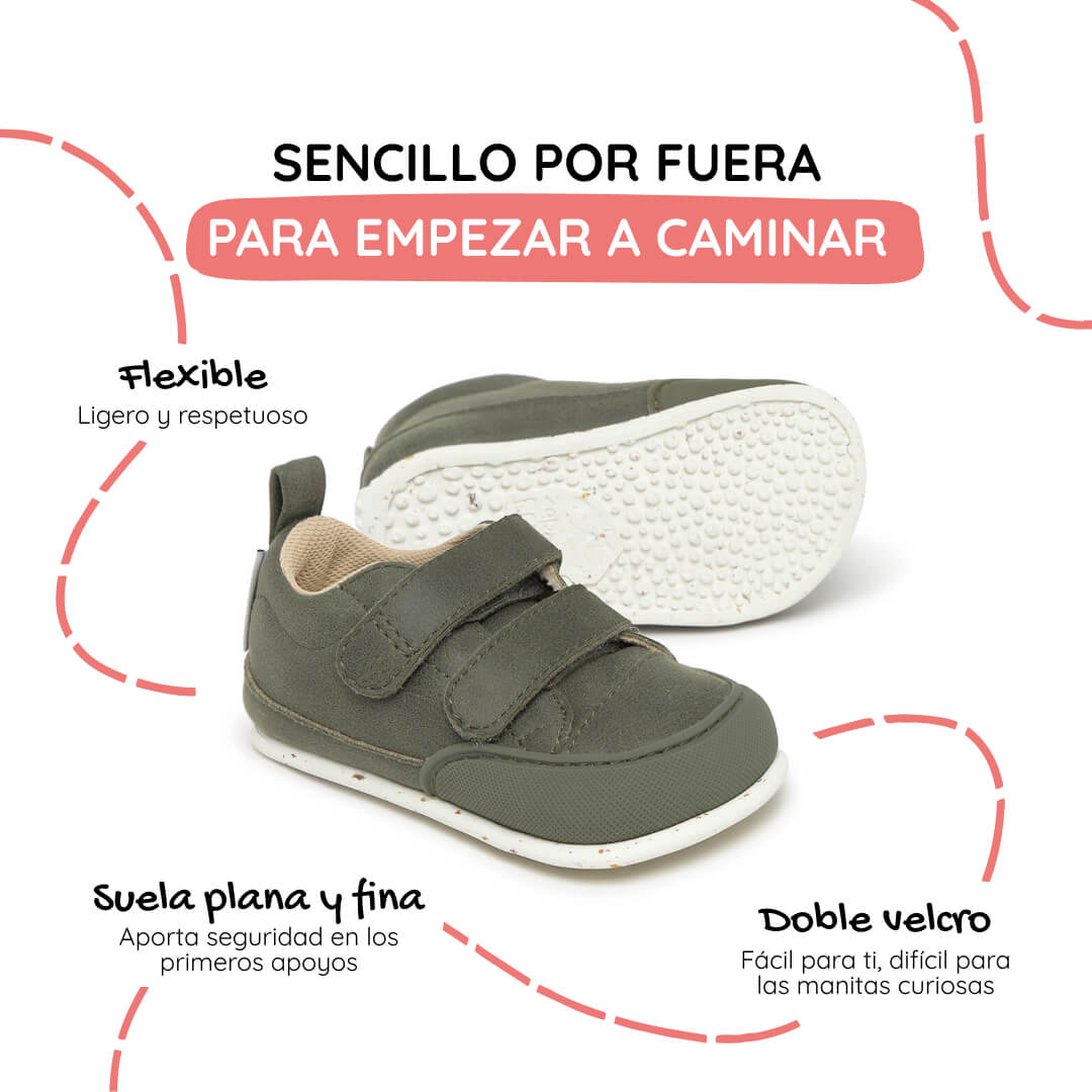 Moraira Feroz | Kaki Microfibra Serraje