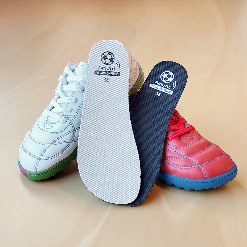 Plantilla recambio para bota futbol barefoot Amun de Zapato Feroz | gris o negro