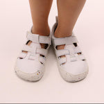 sandalia deportiva resistente agua respetuosa infantil irta rocker ss26 blanco | blanco multicolor microfibra