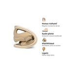 sandalia trenzada barefoot infantil pierdra gandia rocker ss26 04 | Piedra Microfibra Nobuck