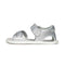 sandalia trenzada barefoot infantil plata gandia rocker ss26 00