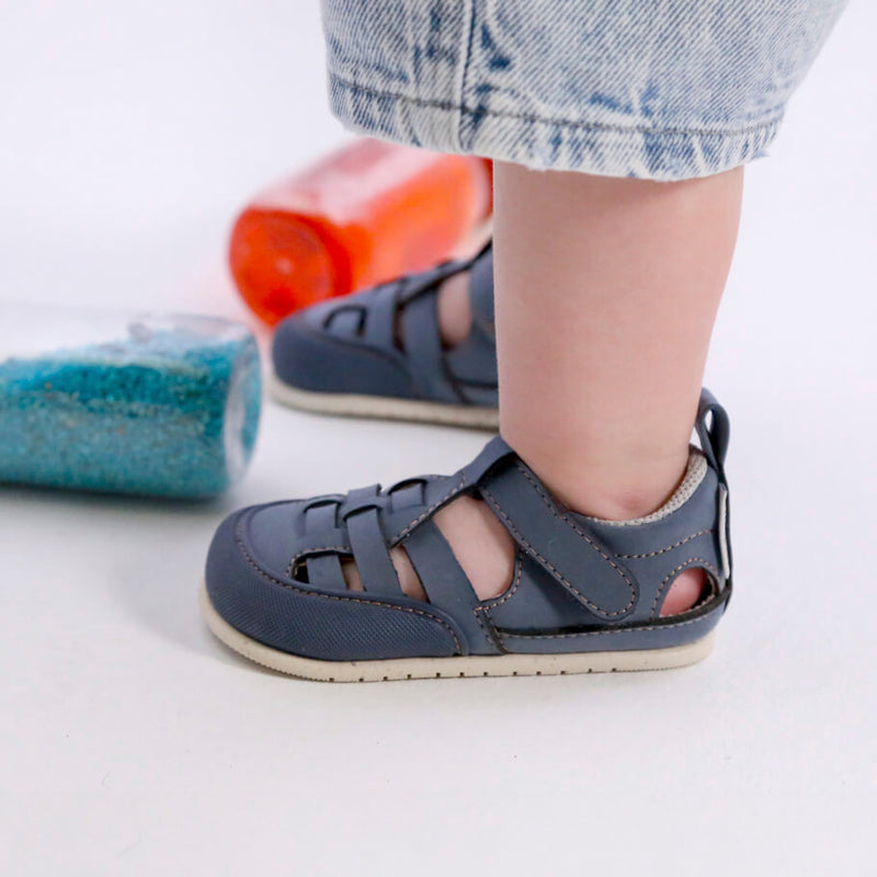 sandalias cangrejeras respetuosas minimalistas veganas velcro colores bebes tabarca feroz ss24