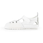 sandalias respetuosas movimiento libre bebes color blanco marron puntitos tabarca ulises feroz ss24 | Blanco microfibra