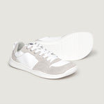 zapatilla deportiva adulto barefoot piel serraje blanco olocau aw25 02 | Blanco Gris Piel