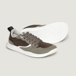 zapatillas barefoot nobuck chicos chicas adolescentes color kaki biar freekers AW25 02 | Kaki Microfibra Nobuck