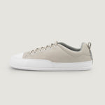 zapatillas deportivas cordones elasticos puntera suela blanca flexible color gris jerica adulto ss26 01 | gris Piel
