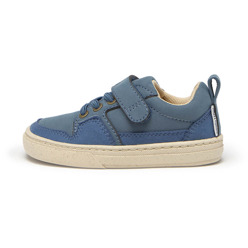 zapatillas deportivas respetuosas cordones velcro transpirables ninos cheste rocker azul denim aw25 01