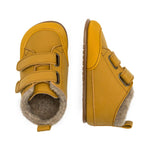 calzado infantil respetuoso borrego bota velcro calentitas feroz Liria mostaza AW22_2