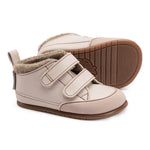 calzado infantil respetuoso borrego bota velcro calentitas feroz Liria rosapalo AW22 02